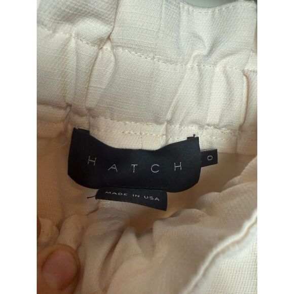 Hatch Drawstring The Linen Paper Bag Pants Maternity Sz. 0 (US 0-2) - Picture 9 of 11